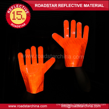 Guantes de tráfico reflectante policía